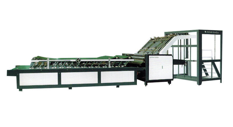 FMT-1300/1450Semi automatic paper mounting machine (covering machine + high platform)